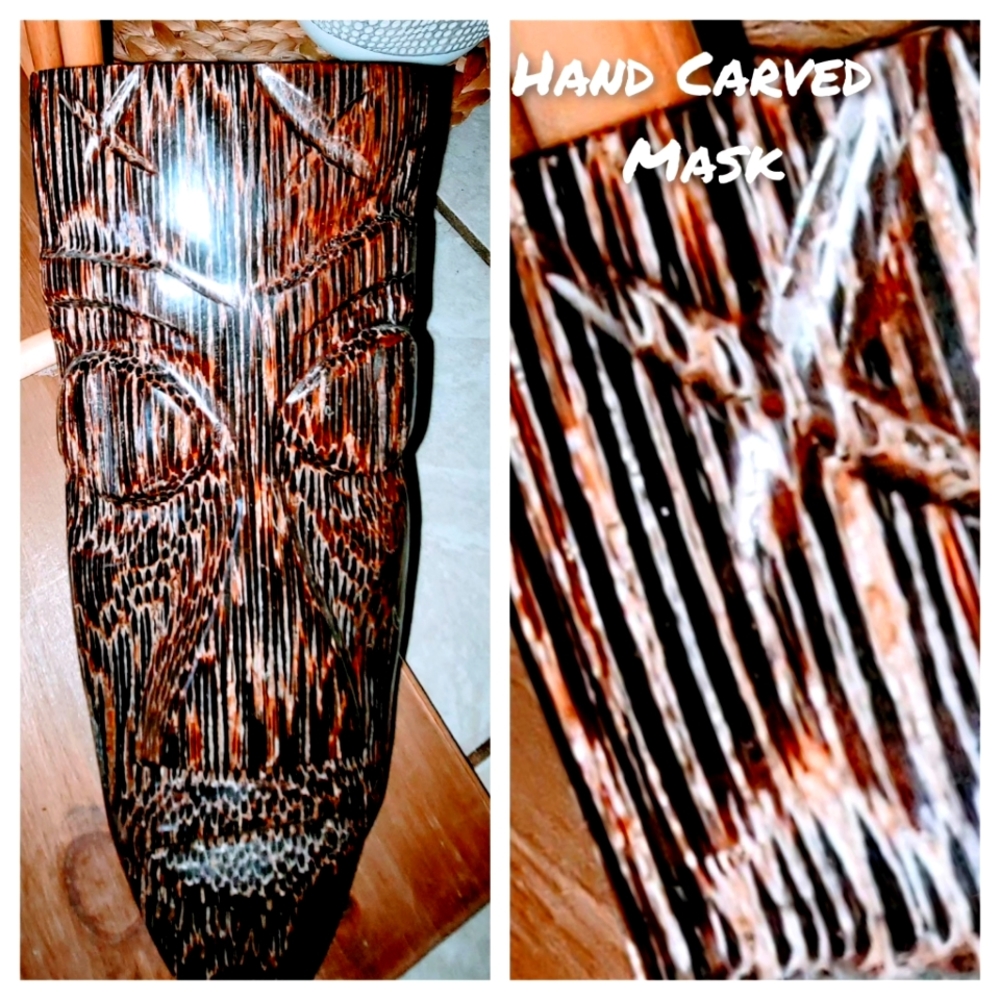 5' Hand Carved Mask